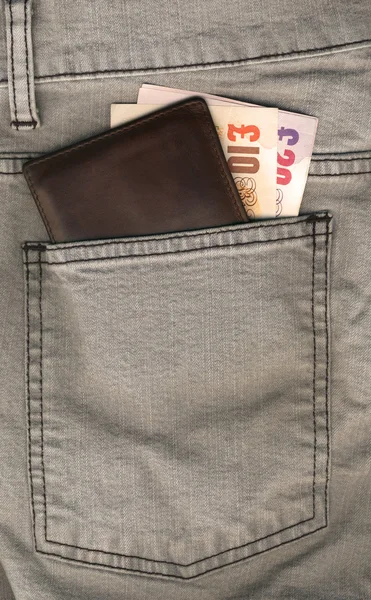 stock image Money in the pocket