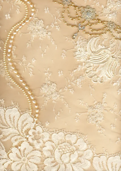 Textile wedding background — Stock Photo, Image