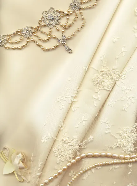 纺织婚礼背景 — 图库照片