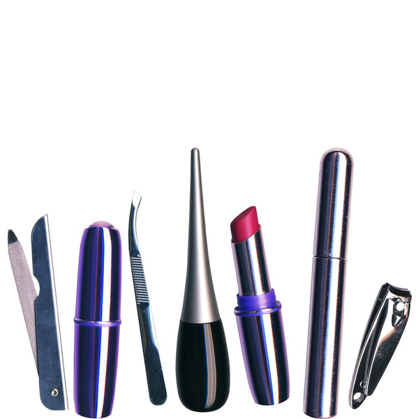 Makeup brush and cosmetics