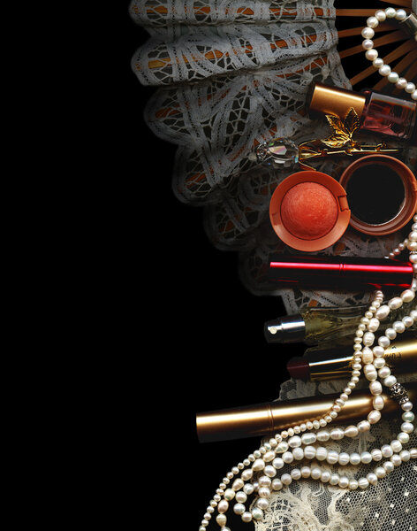 Vintage boudoir background