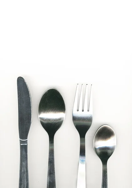 Messer, Gabel und Löffel — Stockfoto