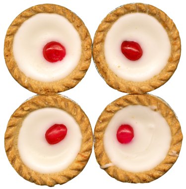 4 Bakewell Tarts clipart