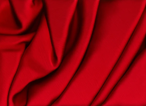 滑らかな赤のサテン — ストック写真