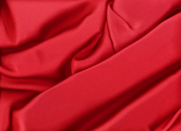 Fundo de cetim vermelho elegante e macio — Fotografia de Stock