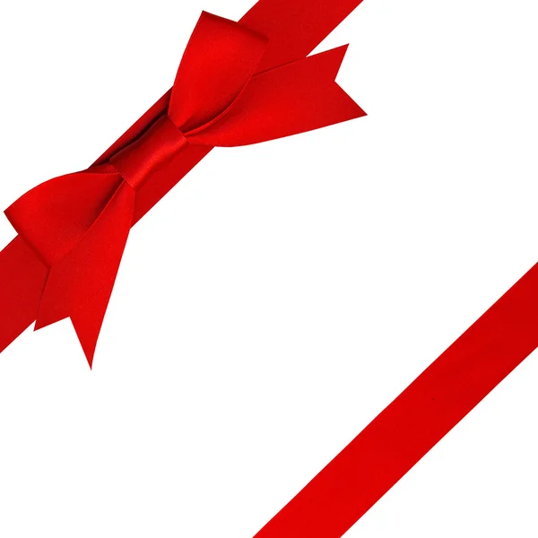大きな赤い休日弓 — ストック写真