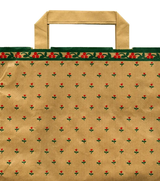 stock image Christmas recycleable Paper bag