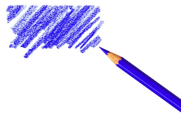 白い背景の上の落書きのペン — ストック写真