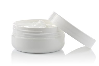 Cosmetic face cream container clipart