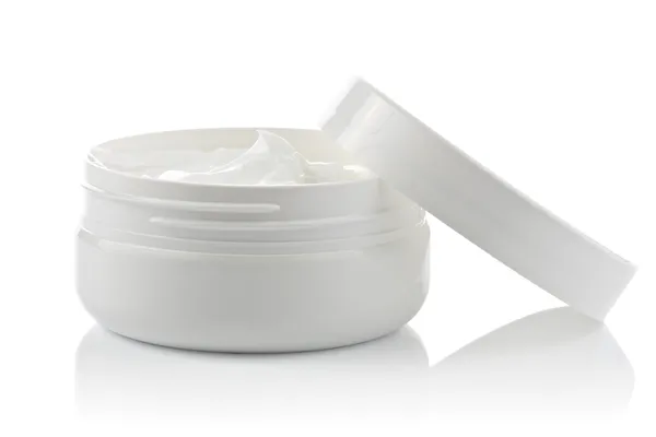 Cosmetische gezichtscrème container — Stockfoto