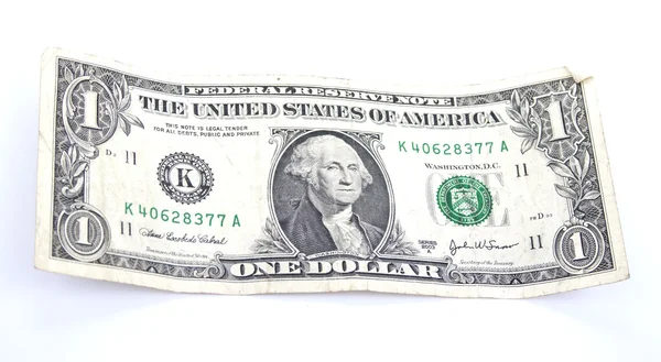 One dollar bill — Stock Photo, Image
