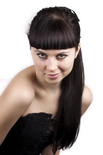 Sensual young brunette woman — Stock Photo, Image