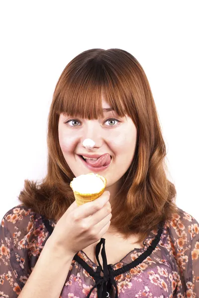 Do you wanna piece of ice-cream? — Stock Photo, Image