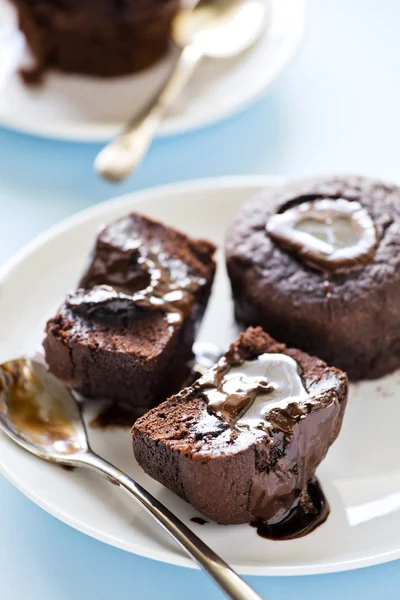 Sabrosos Souffles de Chocolate —  Fotos de Stock