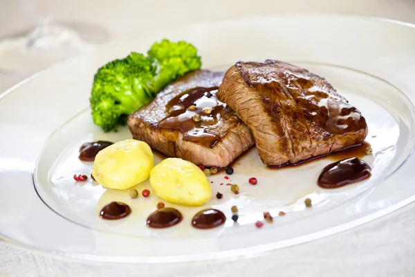Gastronomische steaks — Stockfoto