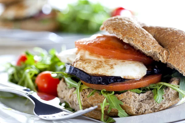 Sandwich végétarien Fermer — Photo