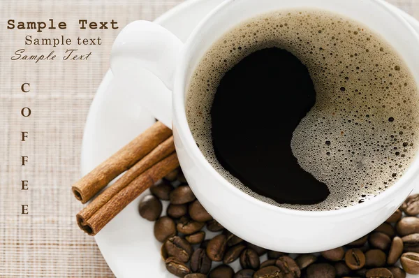 Coffee and Cinnamon — Stock Photo, Image
