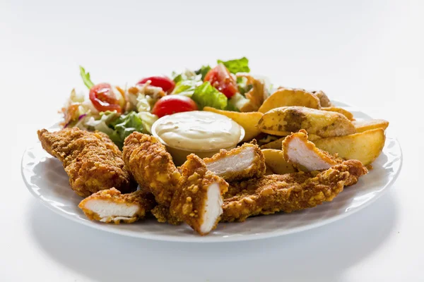 Chicken Nuggets Mahlzeit — Stockfoto