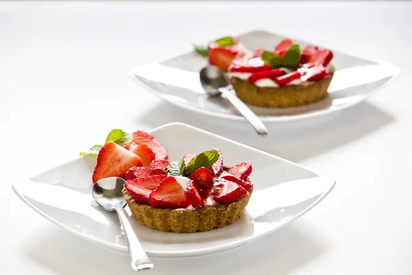 Strawberry Pies — Stock Photo, Image
