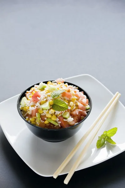 Fresh Rice Salad — Stock Photo, Image