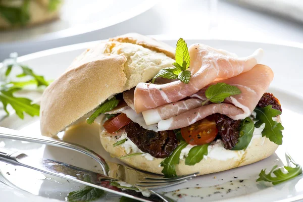 Prociutto Sandwich — Stock Photo, Image