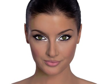 Beauty woman face clipart