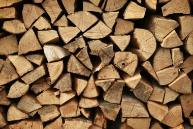 Firewood pile clipart