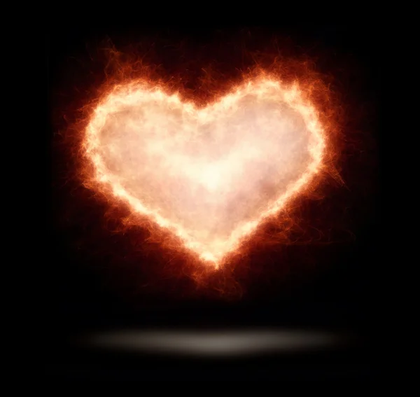 Glowing heart — Stock Photo, Image