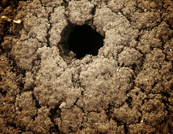 Un agujero profundo — Foto de Stock