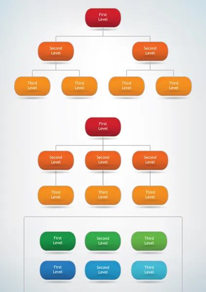 Sjabloon diagram — Stockvector