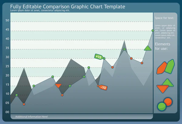 Diagram template — Stock Vector