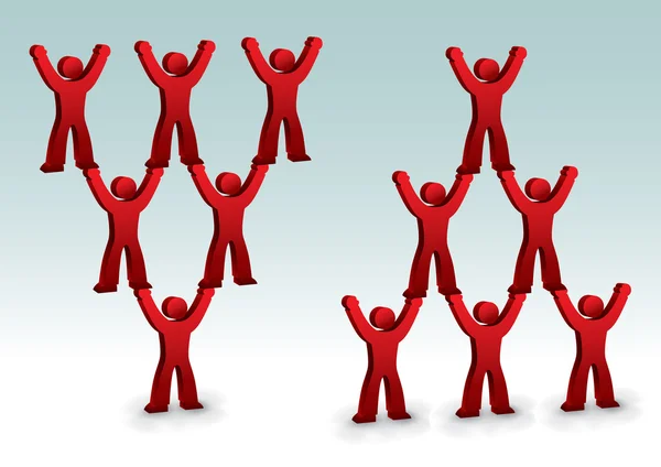 Helping each other Stock Vector