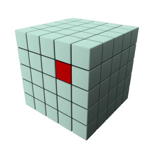Кубическая абстракция — стоковое фото