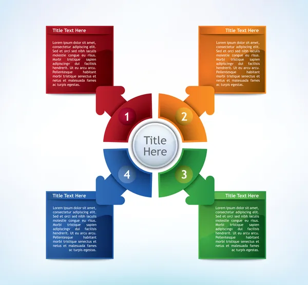 Diagramme d'affaires — Image vectorielle