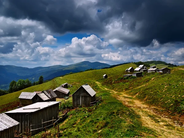 stock image Village in the mountains