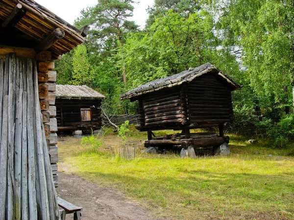 Szwedzkie kabiny — Zdjęcie stockowe