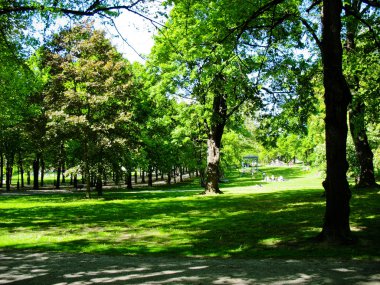 Şehir park Stockholm, İsveç