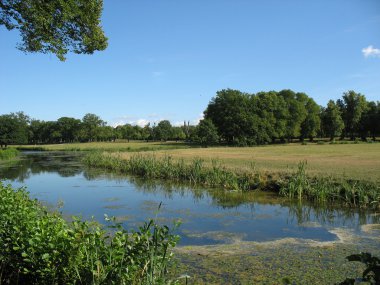 Drottningholm's park (stockholm, İsveç)