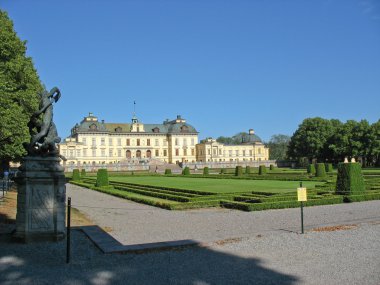 Drottningholm 'un kalesi (İsveç, Stockholm)