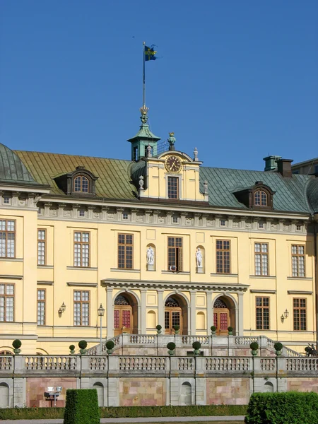 Drottningholm 'un kalesi (İsveç, Stockholm) — Stok fotoğraf