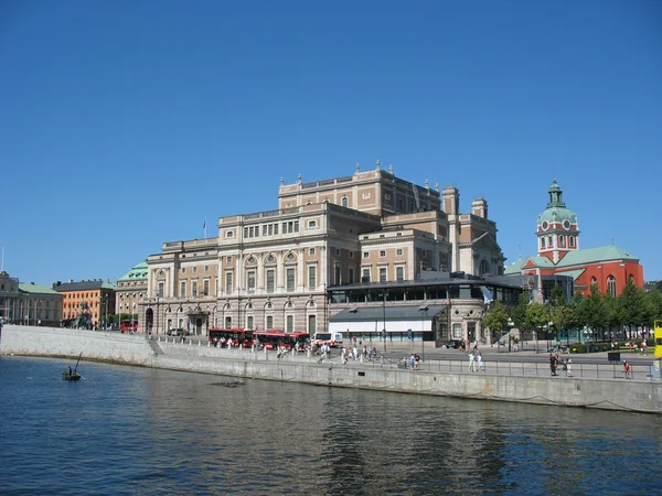 Buildings in Stockholm (Sweden) — Stock Photo, Image