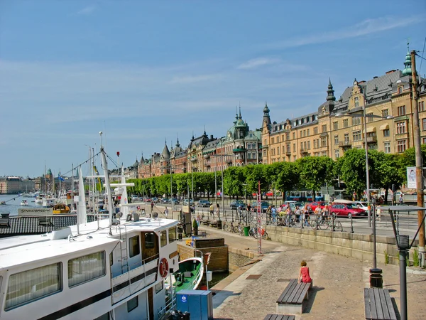Стокгольмская гавань — стоковое фото