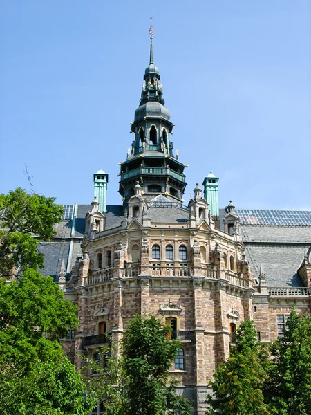 Nordiska museet w Sztokholmie (Szwecja) — Zdjęcie stockowe