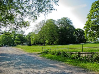 Drottningholm'ın Şehir Parkı Stockholm