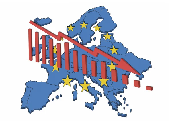 Decadencia europea — Foto de Stock