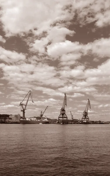 Průmyslový přístav — Stock fotografie