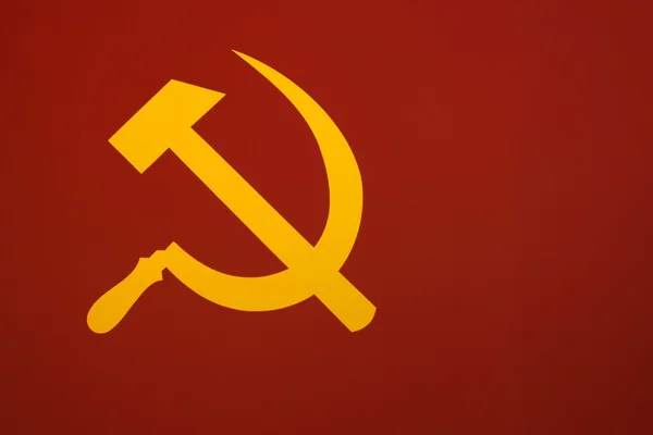 Bandeira soviética — Fotografia de Stock