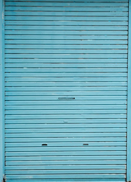 Porte de magasin bleue — Photo