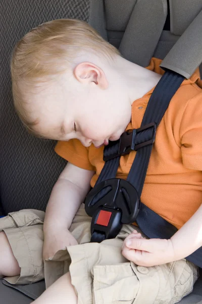 Car seat nap — Stock Photo, Image