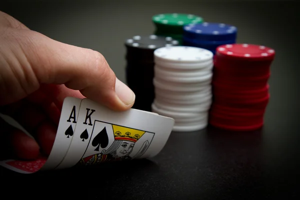 ポーカーの手 — ストック写真